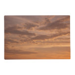 Sunset Clouds II Pastel Abstract Nature Placemat