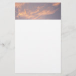 Sunset Clouds II Pastel Abstract Nature Stationery