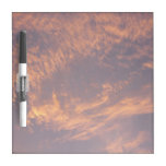 Sunset Clouds II Pastel Abstract Photography Dry-Erase Board