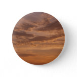Sunset Clouds III Pastel Abstract Nature Button