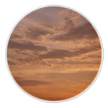 Sunset Clouds III Pastel Abstract Nature Ceramic Knob