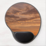 Sunset Clouds III Pastel Abstract Nature Gel Mouse Pad