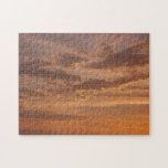 Sunset Clouds III Pastel Abstract Nature Jigsaw Puzzle