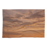 Sunset Clouds III Pastel Abstract Nature Kitchen Towel