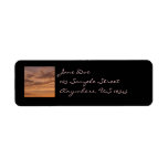 Sunset Clouds III Pastel Abstract Nature Label