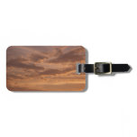Sunset Clouds III Pastel Abstract Nature Luggage Tag