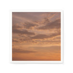 Sunset Clouds III Pastel Abstract Nature Paper Napkins