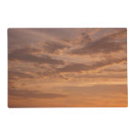 Sunset Clouds III Pastel Abstract Nature Placemat