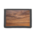 Sunset Clouds III Pastel Abstract Nature Trifold Wallet