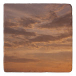 Sunset Clouds III Pastel Abstract Nature Trivet
