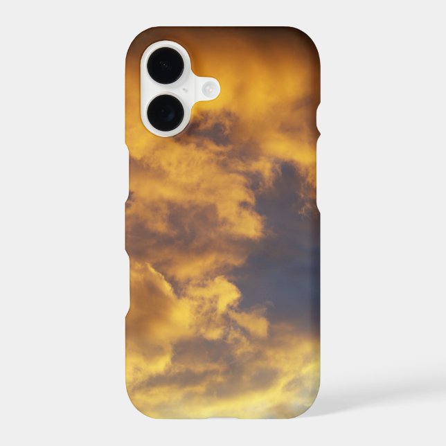 Sunset clouds iphone case (Back)