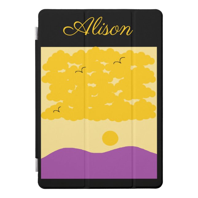 Sunset Clouds o' Purple Hills iPad Pro Cover (Front)
