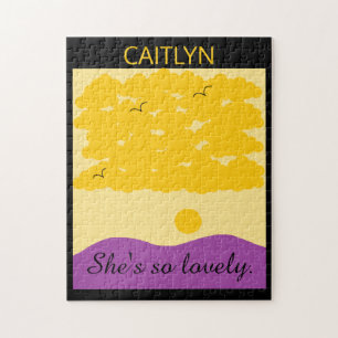 Sunset Clouds o' Purple Hills Jigsaw Puzzle