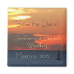 Sunset Clouds Save the Date Magnet