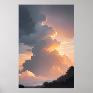 Sunset Cloudscape Poster