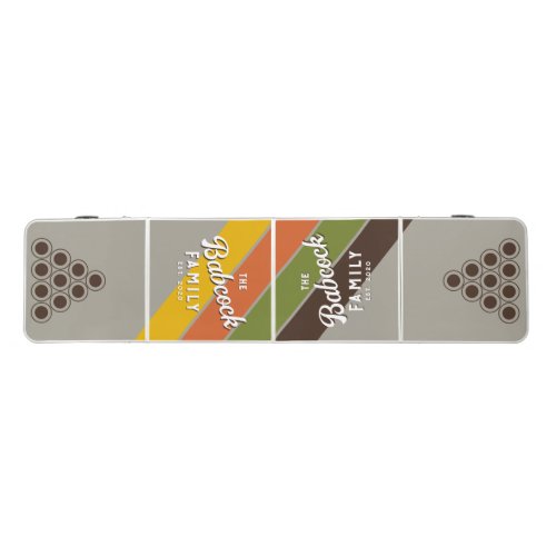 Sunset Clover Striped Family Name & Year