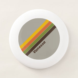 Sunset Clover Striped with Name Wham-O Frisbee