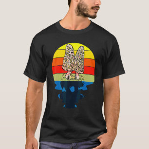 Sunset Collecting Morel Mushroom T-Shirt