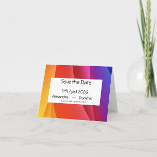 Sunset color ombre gradient background announcement