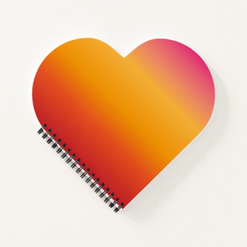 Sunset Colorful Spiral Notebook