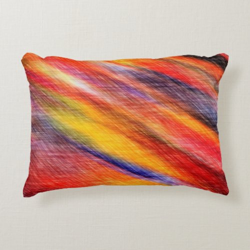 Sunset Colors Pillow Abstract