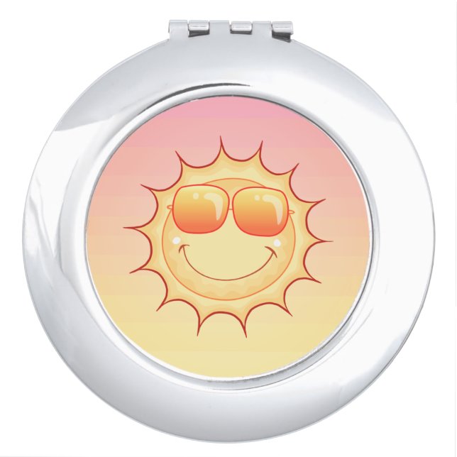 Sunset Compact Mirror (Front)