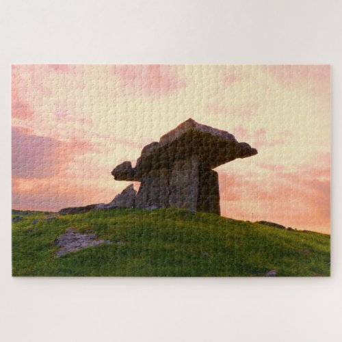 Sunset County Clare Dolmen Jigsaw Puzzle
