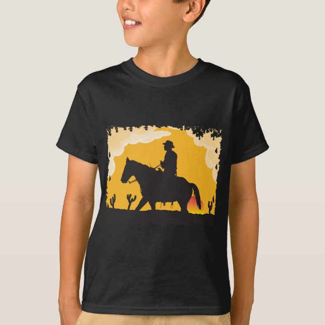 Sunset Cowboy T-Shirt (Front)