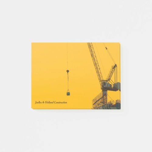 Sunset Crane Minimal Post_it Notes