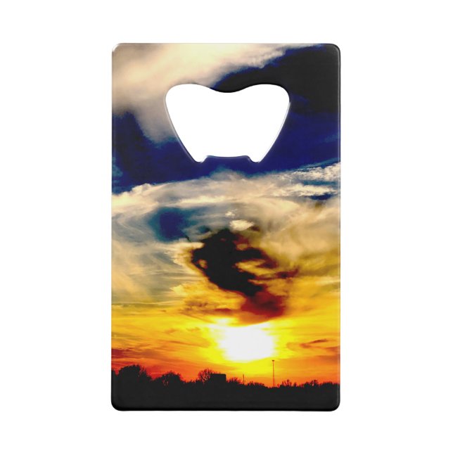 Sunset Credit Card Bottle Opener (Front)
