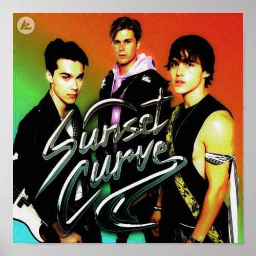 Sunset Curve Album Cover Poster