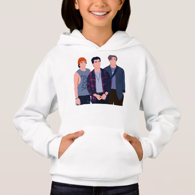 Sunset Curve boys minimalist Hoodie (Front)