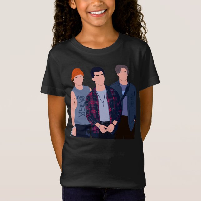 Sunset Curve boys minimalist T-Shirt (Front)