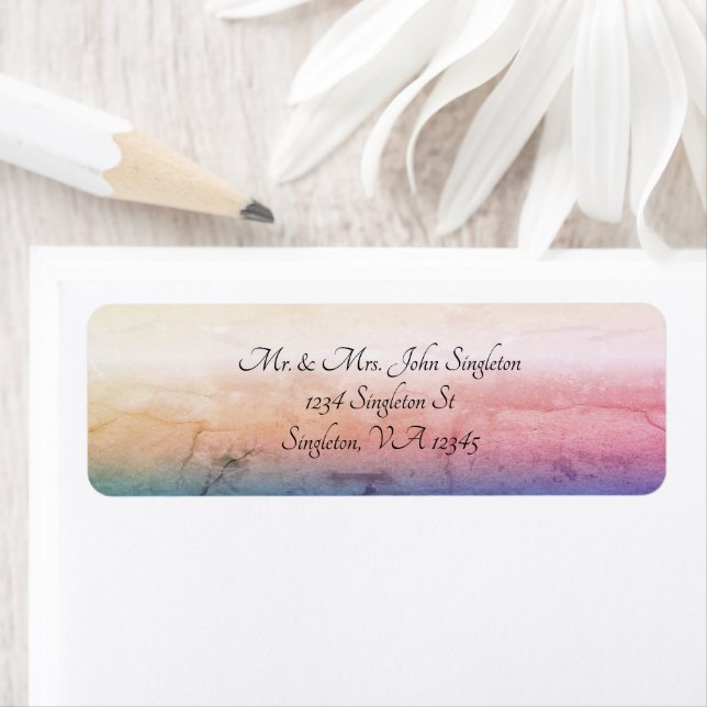Sunset Customizable Return Address Labels (Insitu)