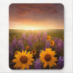 Sunset Daisies Mouse Pad at Zazzle