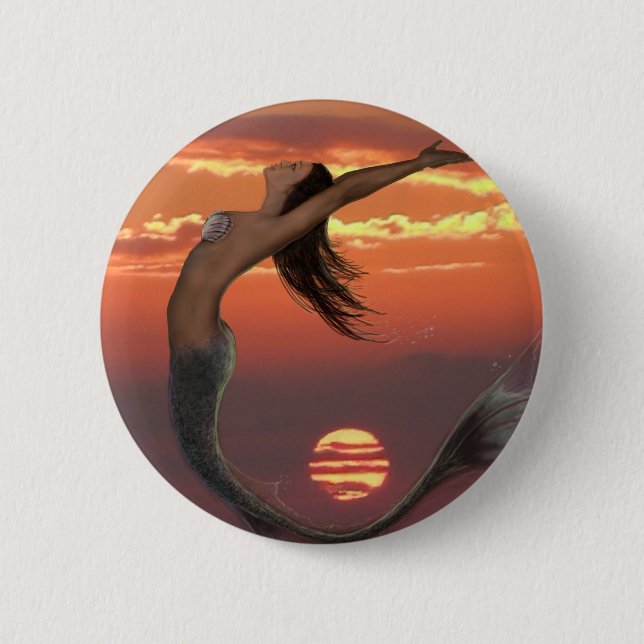 sunset dance pinback button (Front)