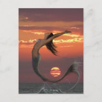 sunset dance postcard