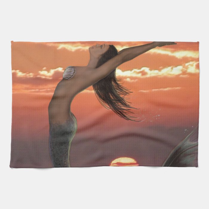 sunset dance towel