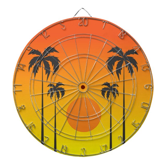 Sunset Dart Board (Front)