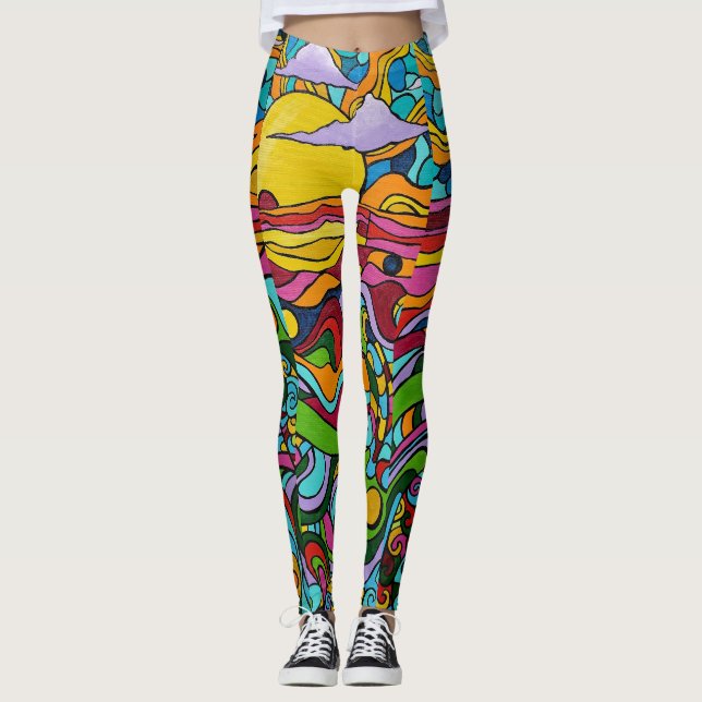 Sunset Daydream  Leggings (Front)