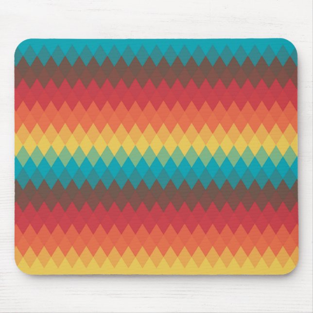 Sunset Diamonds Mouse Pad (Front)