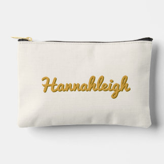 Sunset Ditzy Floral Shadow Lettering Makeup Accessory Pouch
