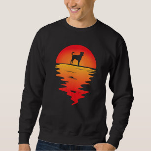 Sunset Dog I Danish Swedish Farmdog Sweatshirt