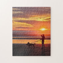 Sunset Dog Walk Puzzle