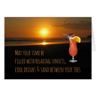Sunset & Drink Cards