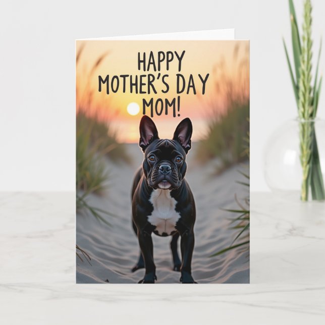 Sunset Dune Path Dog Card (Front)