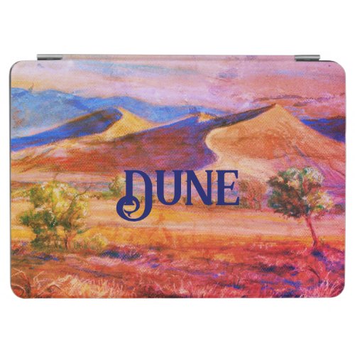 Sunset Dunes Distant Mountains and Trees iPad Air Cover