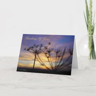 Sunset Echoes - Thinking Of You notelet / card