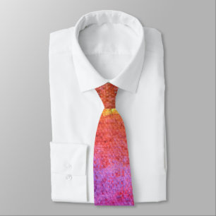 Sunset Emotion abstract lilac and mauve Neck Tie