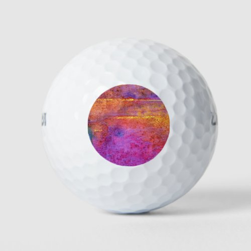 Sunset Emotion dreamy mauve lilac abstract Golf Balls
